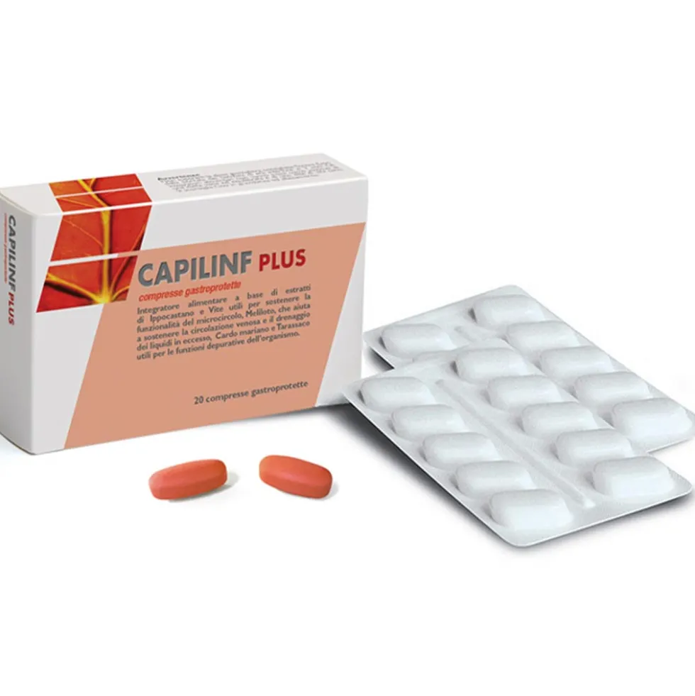 Capietal Capilinf Plus Integratore Funzionalità Microcircolo, 20 Compresse