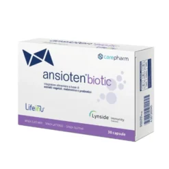 Carepharm Ansioten Biotic Integratore Benessere Mentale, 30 Capsule