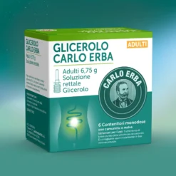 Carlo Erba Glicerolo Carlo Erba Adulti 6,75g Soluzione Rettale, 6 Clismi