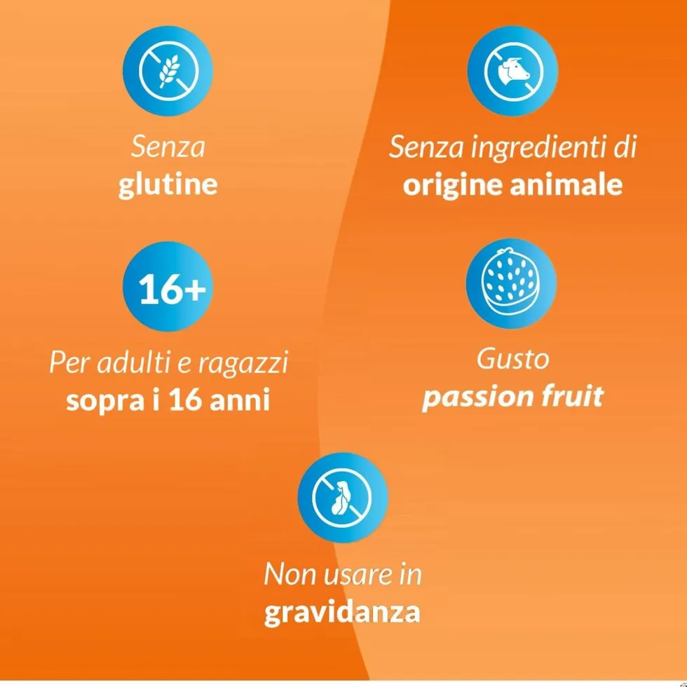 Carnidyn Plus Integratore per Stanchezza Fisica e Mentale Gusto Passion Fruit, 20 Bustine