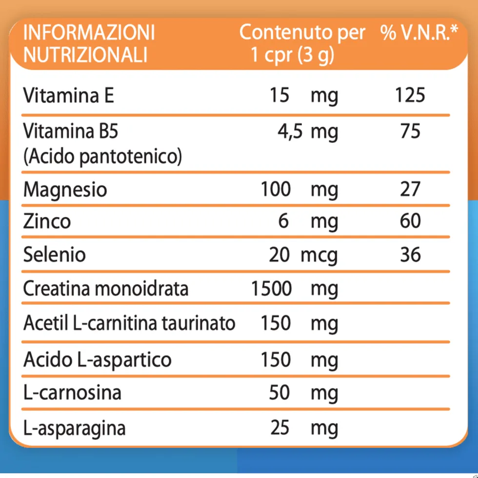 Carnidyn Plus Integratore Stanchezza Fisica e Mentale, 18 Compresse