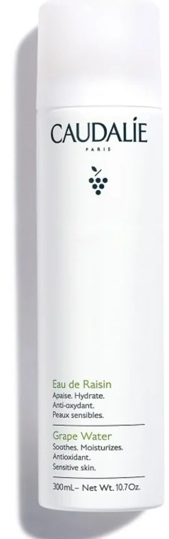 Caudalie Acqua d'uva Spray viso idratante e lenitivo per pelli sensibili, 300 ml