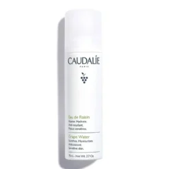 Caudalie Acqua d'Uva - Spray viso idratante e lenitivo per la pelle sensibile, 75 ml