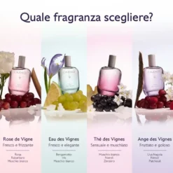 Caudalie Eau des Vignes Acqua profumata bergamotto iris e muschio bianco, 50 ml