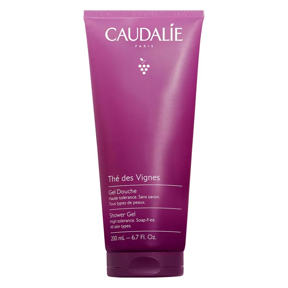 Caudalie Thé des Vignes - Gel doccia per la detersione delicata del corpo, 200 ml
