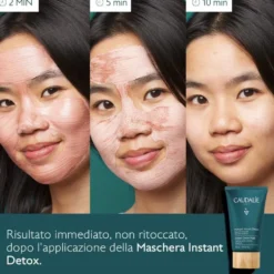 Caudalie Vinoclean - Masque Instant Détox Maschera Viso Purificante, 35ml