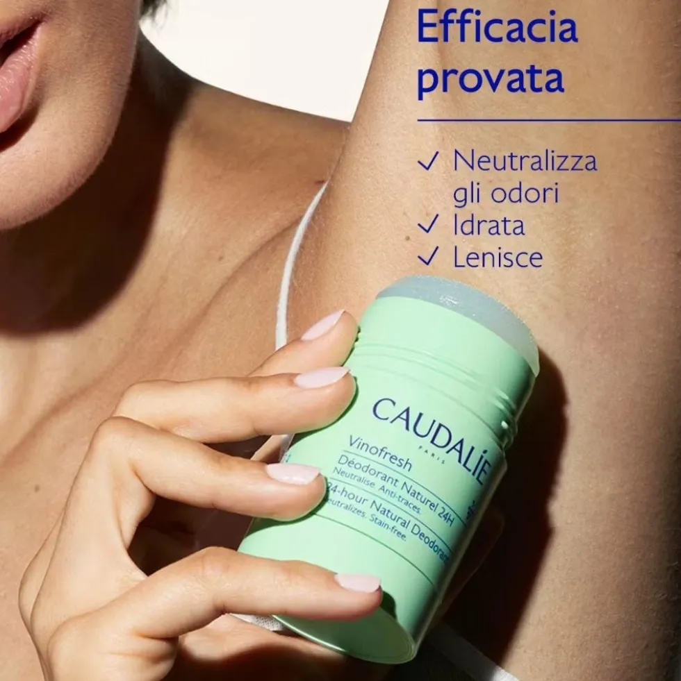 Caudalie Vinofresh Deodorante Stick Naturale Efficace 24 Ore, 50ml