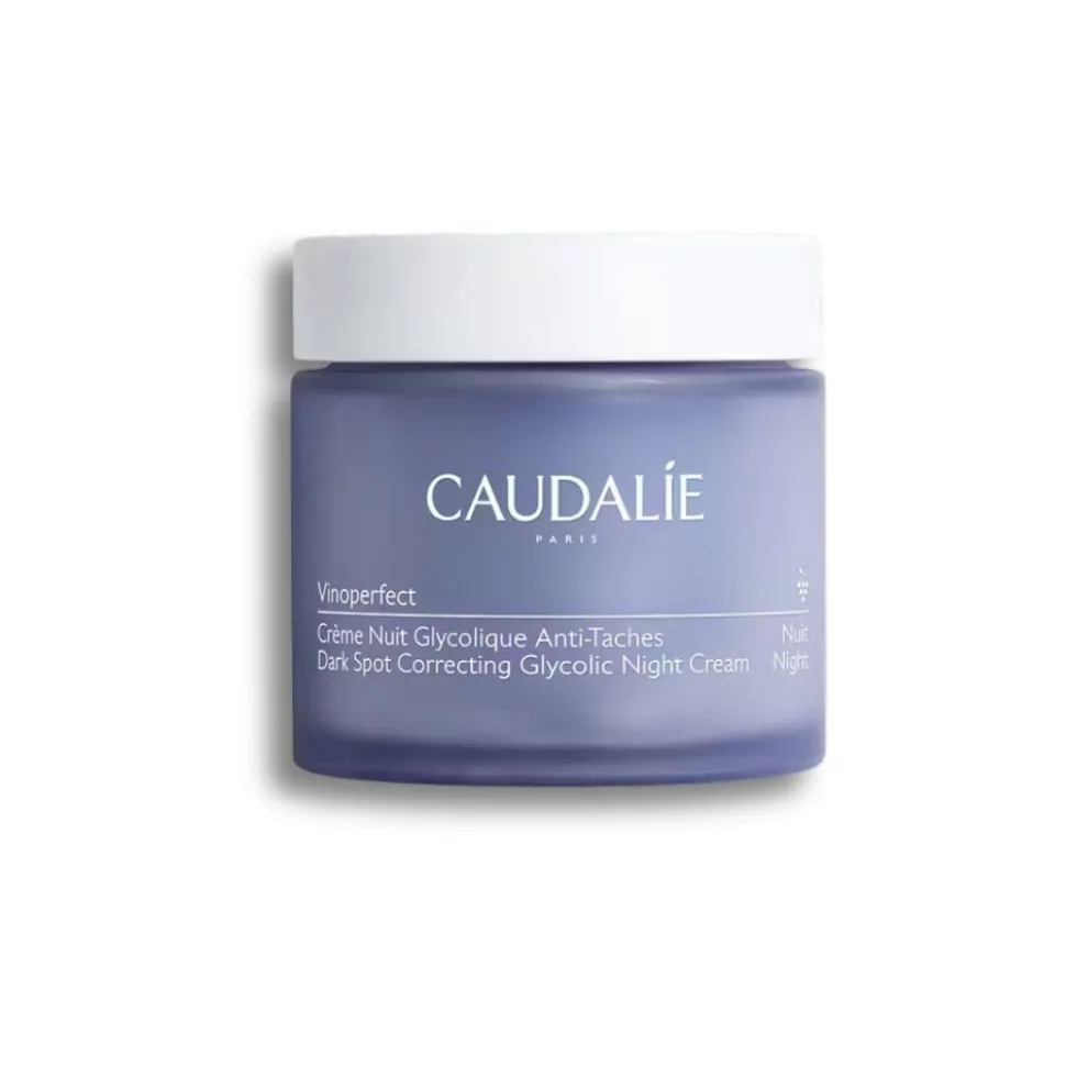 Caudalie Vinoperfect - Crema Notte Glicolica Anti-Macchie Illuminante, 50ml