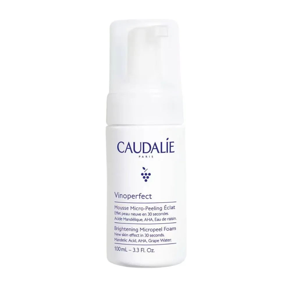 Caudalie Vinoperfect - Mousse Micro-Peeling Illuminante, 100ml