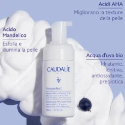 Caudalie Vinoperfect - Mousse Micro-Peeling Illuminante, 100ml