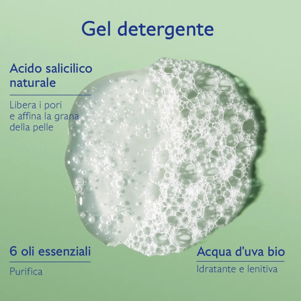 Caudalie Vinopure Gel Detergente Purificante all'Acido Salicilico, 75ml
