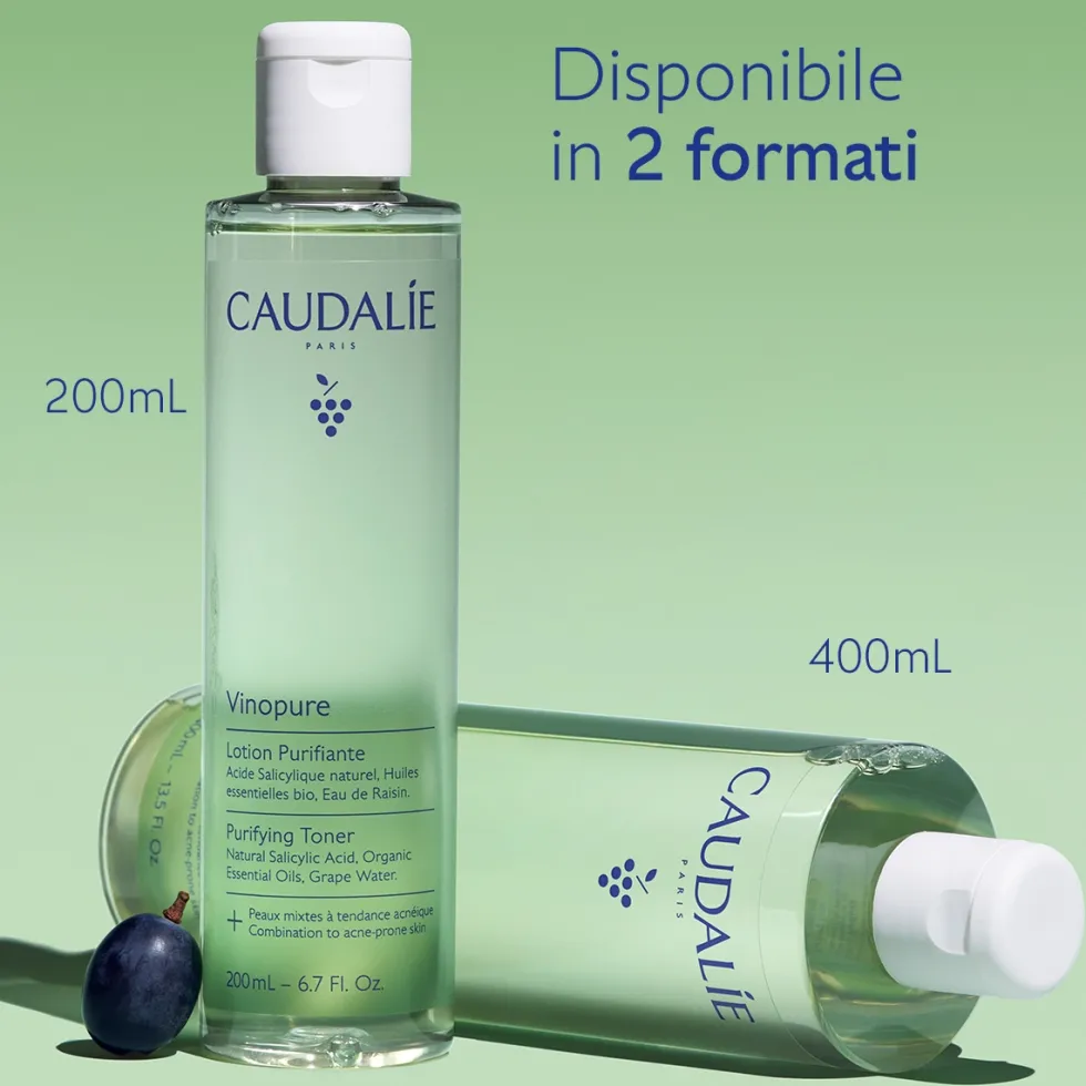 Caudalie Vinopure - Lozione Purificante all'Acido Salicilico, 400ml