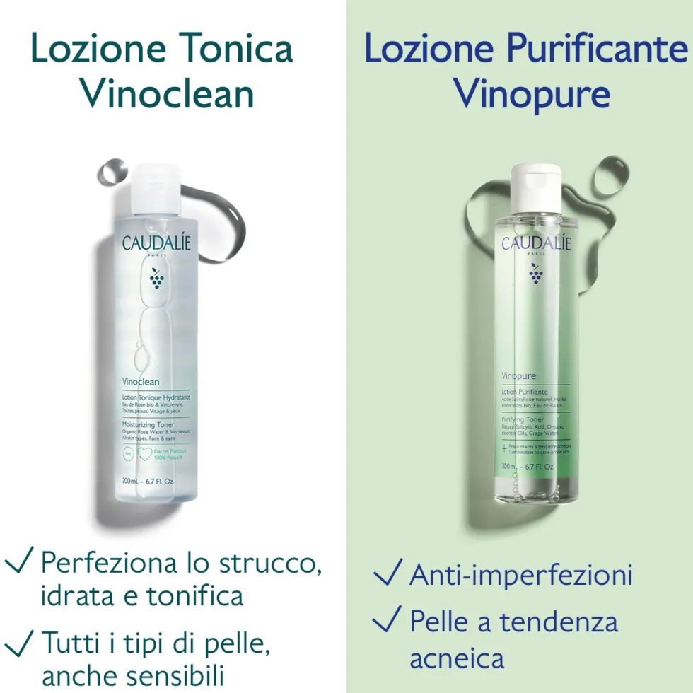 Caudalie Vinopure - Lozione Purificante all'Acido Salicilico, 400ml