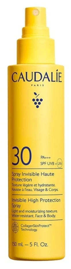 Caudalie Vinosun Spray Invisibile SPF30 antiossidante per viso e corpo, 150 ml