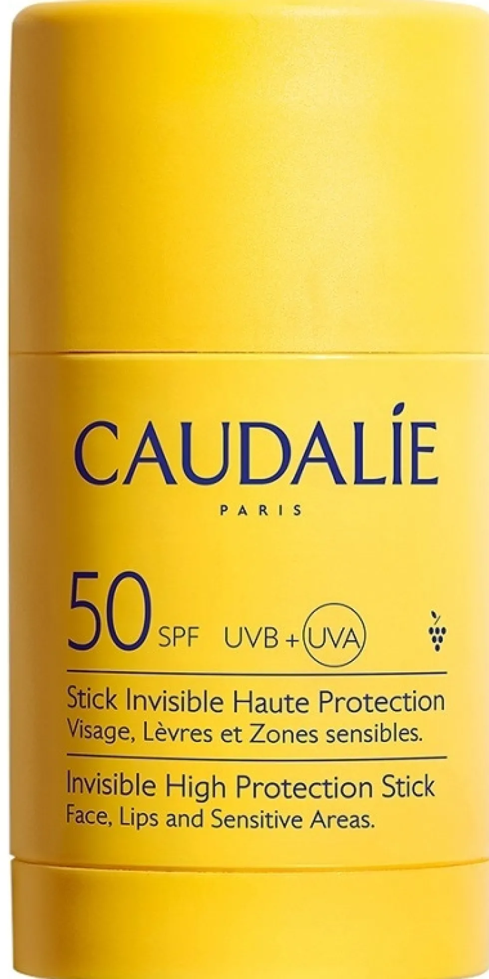 Caudalie Vinosun Stick Invisibile SPF50 per viso e zone sensibili, 15 g