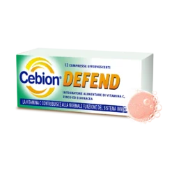 Cebion Defend Integratore Difese Immunitarie, 12 Compresse Effervescenti