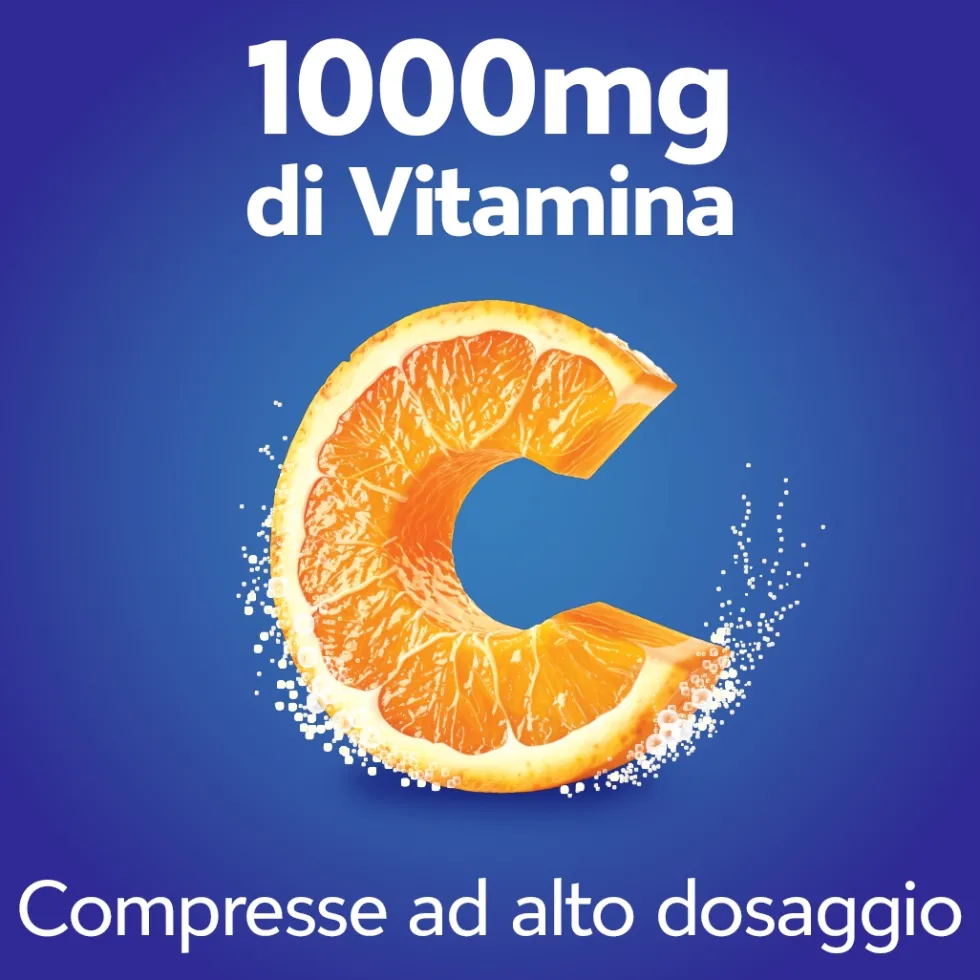 Cebion Integratore Vitamina C Gusto Arancia, 10 compresse effervescenti