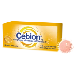 Cebion Integratore Vitamina C Gusto Arancia, 10 compresse effervescenti