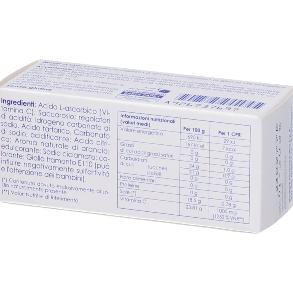 Cebion Integratore Vitamina C Gusto Arancia, 10 compresse effervescenti
