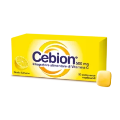 Cebion Integratore Vitamina C Gusto Limone, 20 compresse masticabili