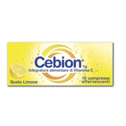 Cebion Integratore Vitamina C Gusto Limone, 10 compresse effervescenti