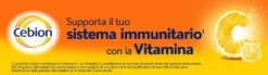 Cebion Integratore Vitamina C Gusto Limone, 10 compresse effervescenti