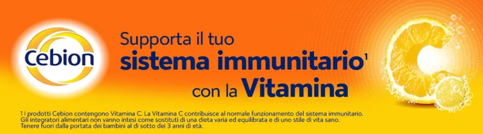 Cebion Integratore Vitamina C Gusto Limone, 10 compresse effervescenti