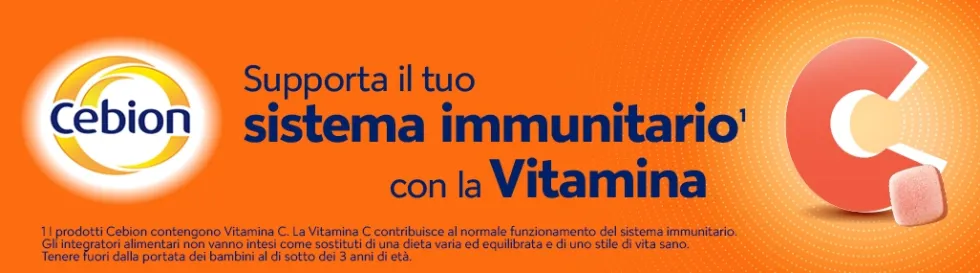 Cebion Vitamina C 500 mg - Integratore per le difese immunitarie, 20 compresse masticabili