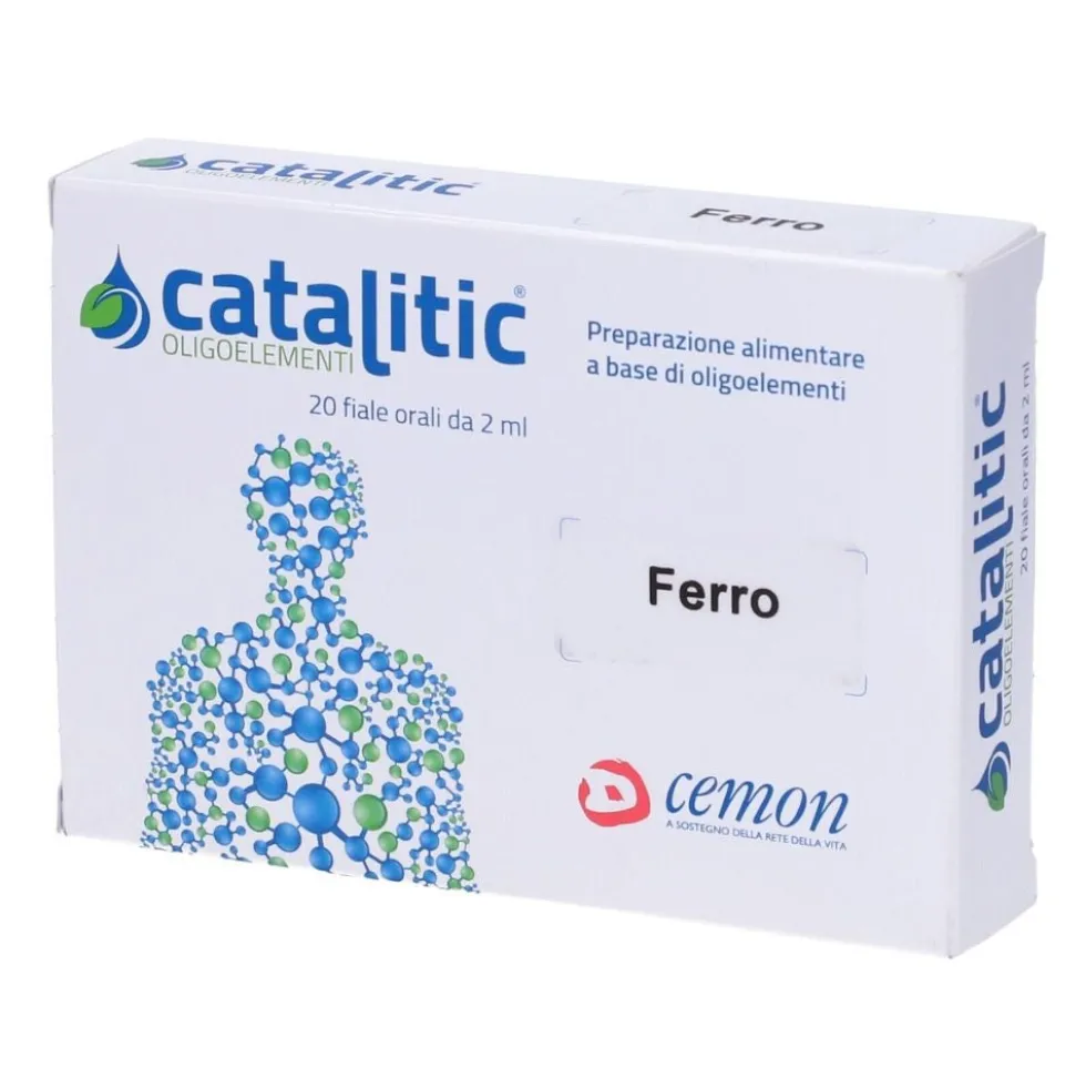 Cemon Catalitic - Oligoelementi Ferro, 20 ampolle