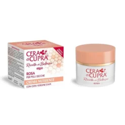 Cera di Cupra Crema Rosa Nutriente Anti Età per pelli Secche, 50ml