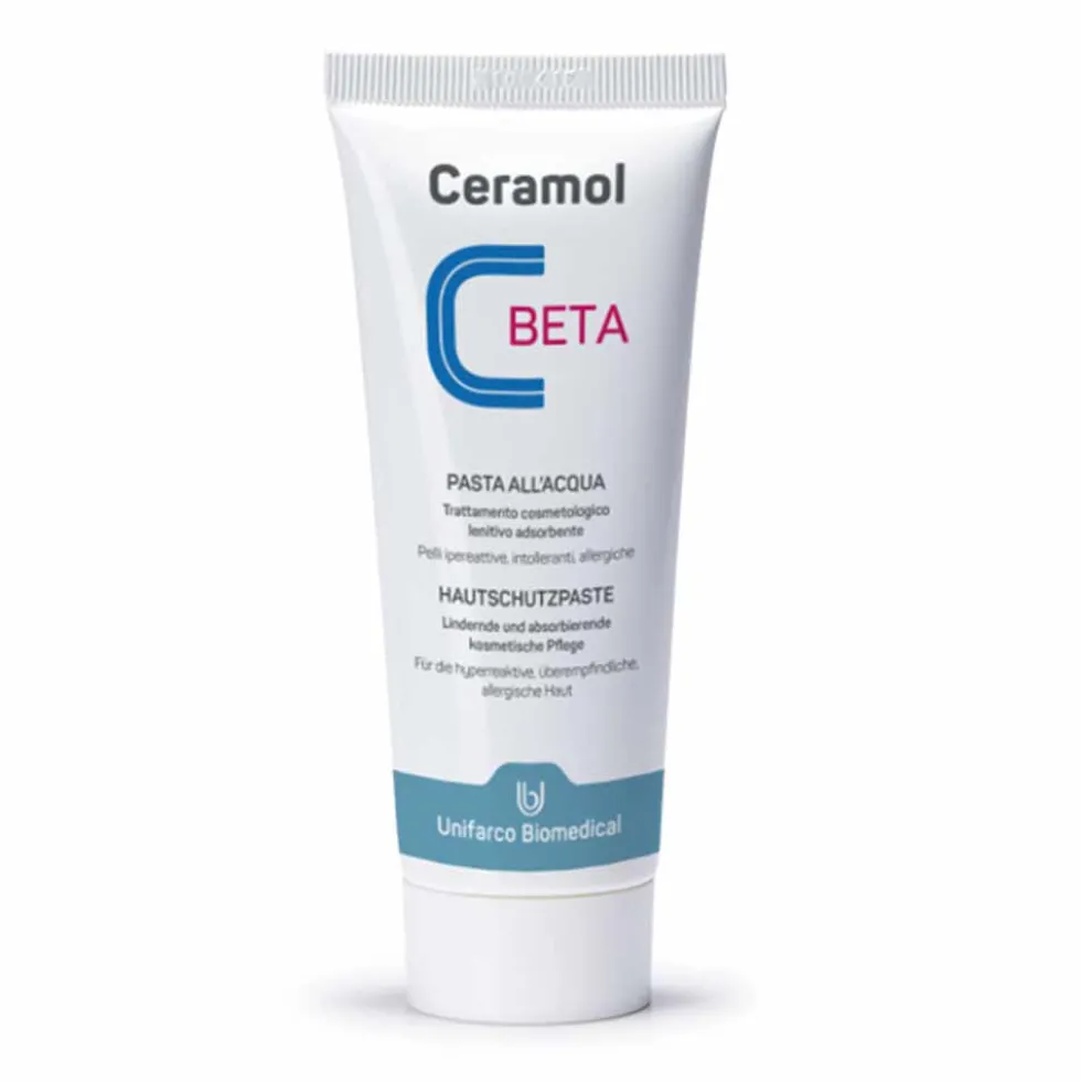 Ceramol Beta Pasta All'Acqua Trattamento Cosmetologico Lenitivo Assorbente, 75g