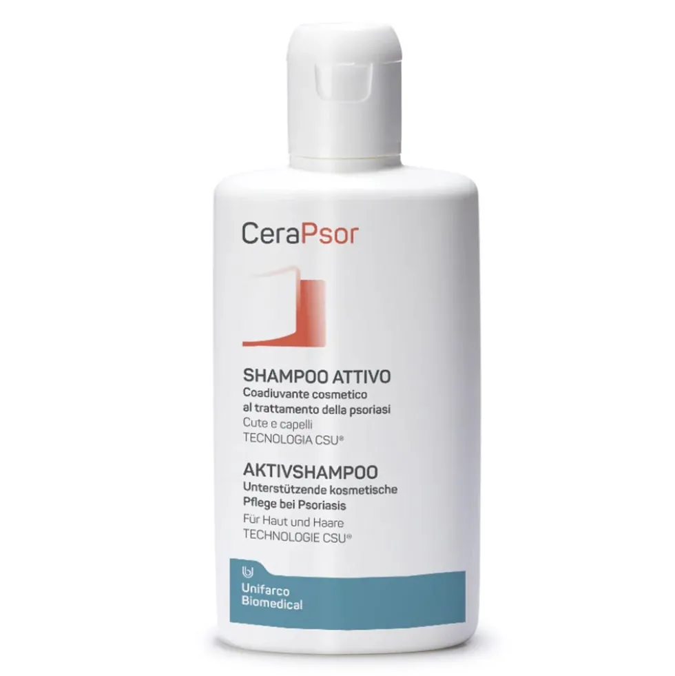 Ceramol CeraPsor - Shampoo Attivo Trattamento Psoriasi, 200ml