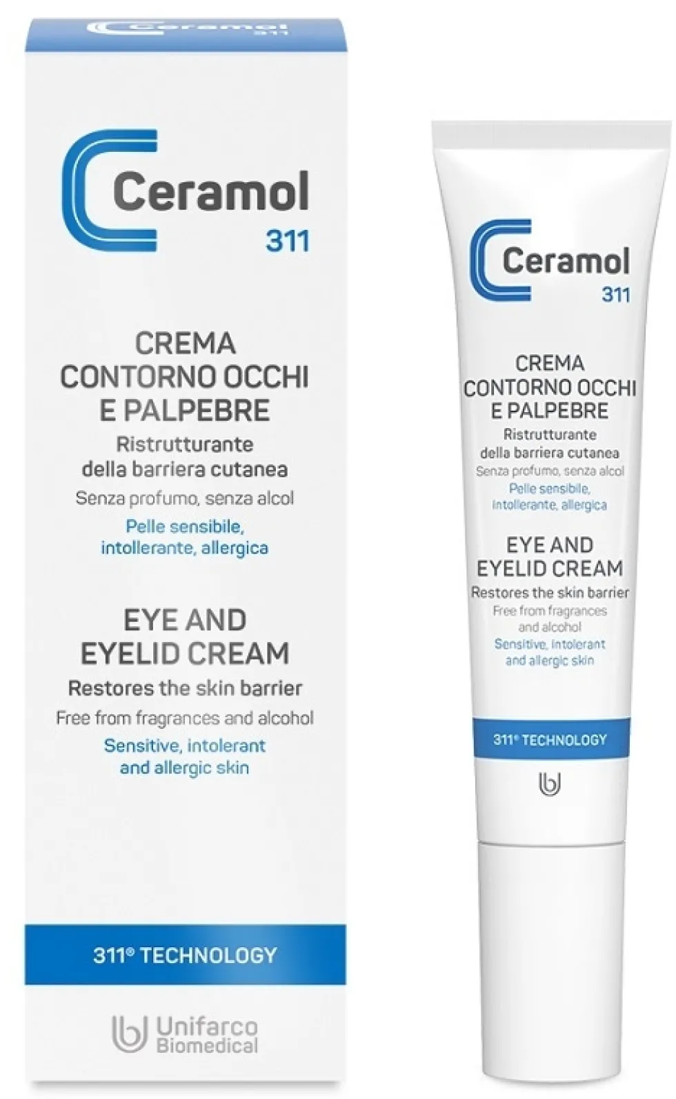 Ceramol 311 Crema Contorno Occhi e Palpebre, 15ml