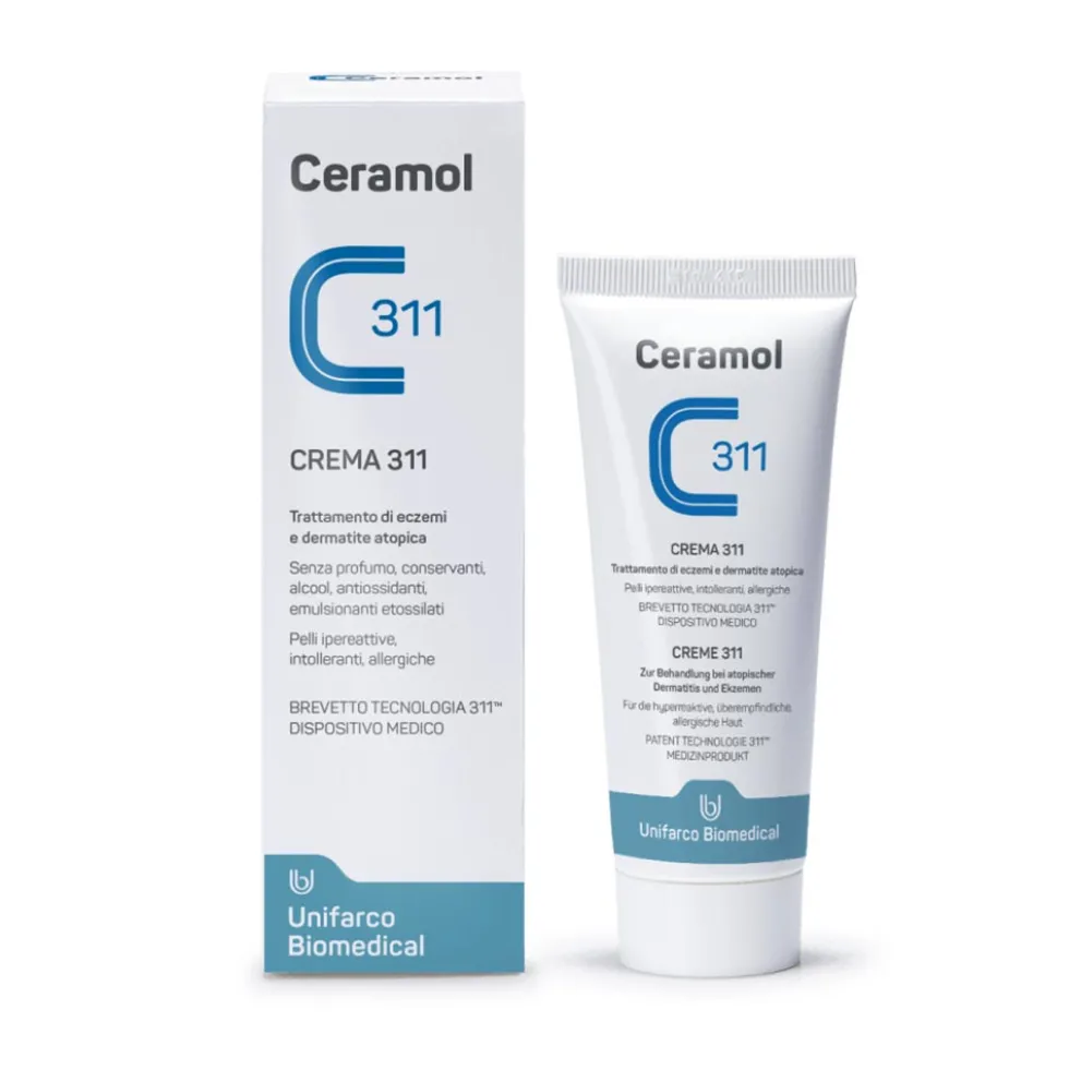 Ceramol Crema 311 Trattamento Eczemi e Dermatite, 200ml