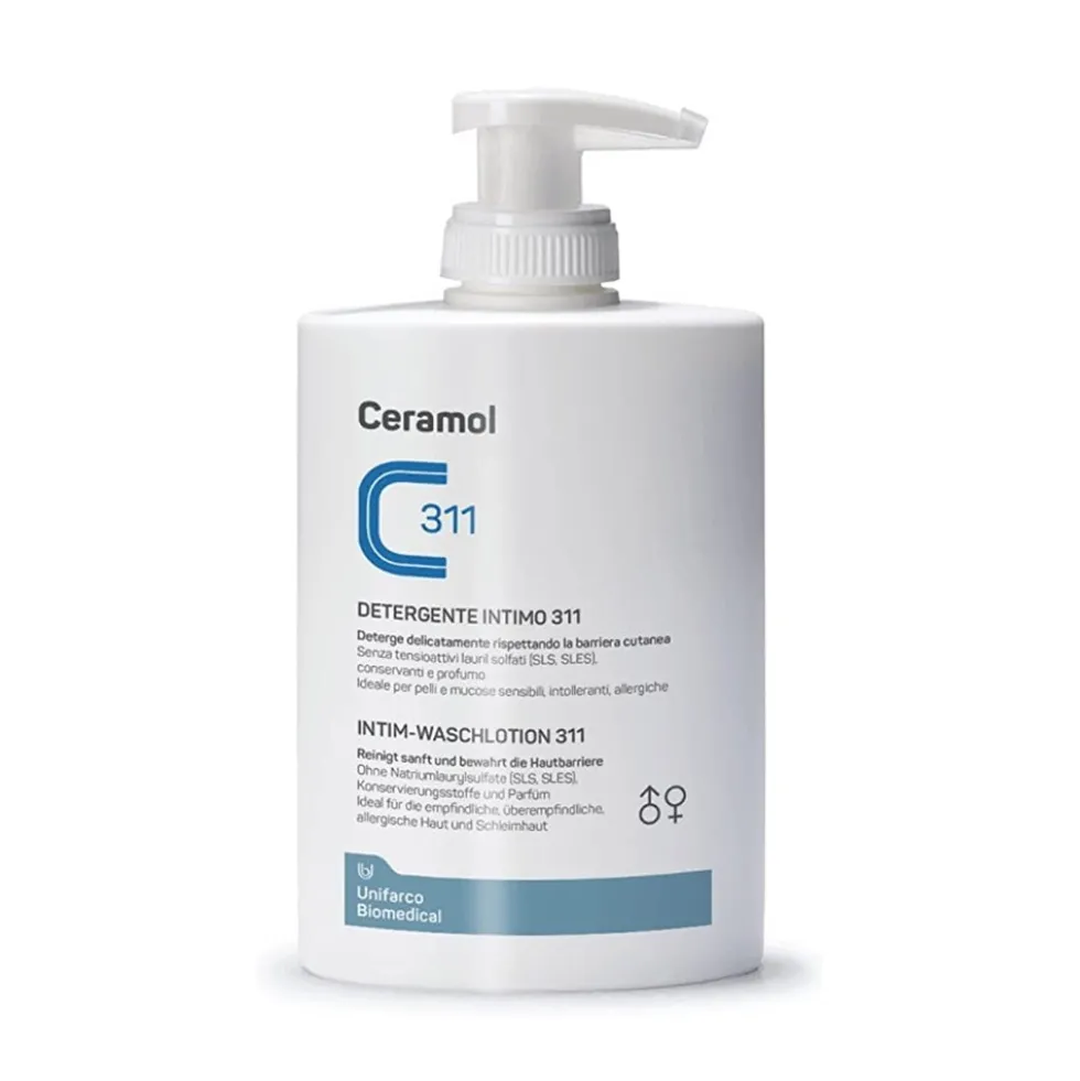 Ceramol Detergente Intimo per Pelli e Mucose Sensibili, 250ml