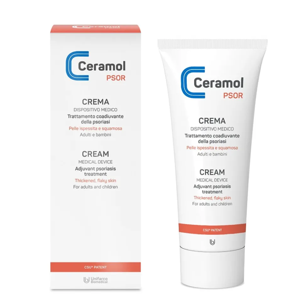 Ceramol Psor - Crema Trattamento Coadiuvante della Psoriasi, 200ml