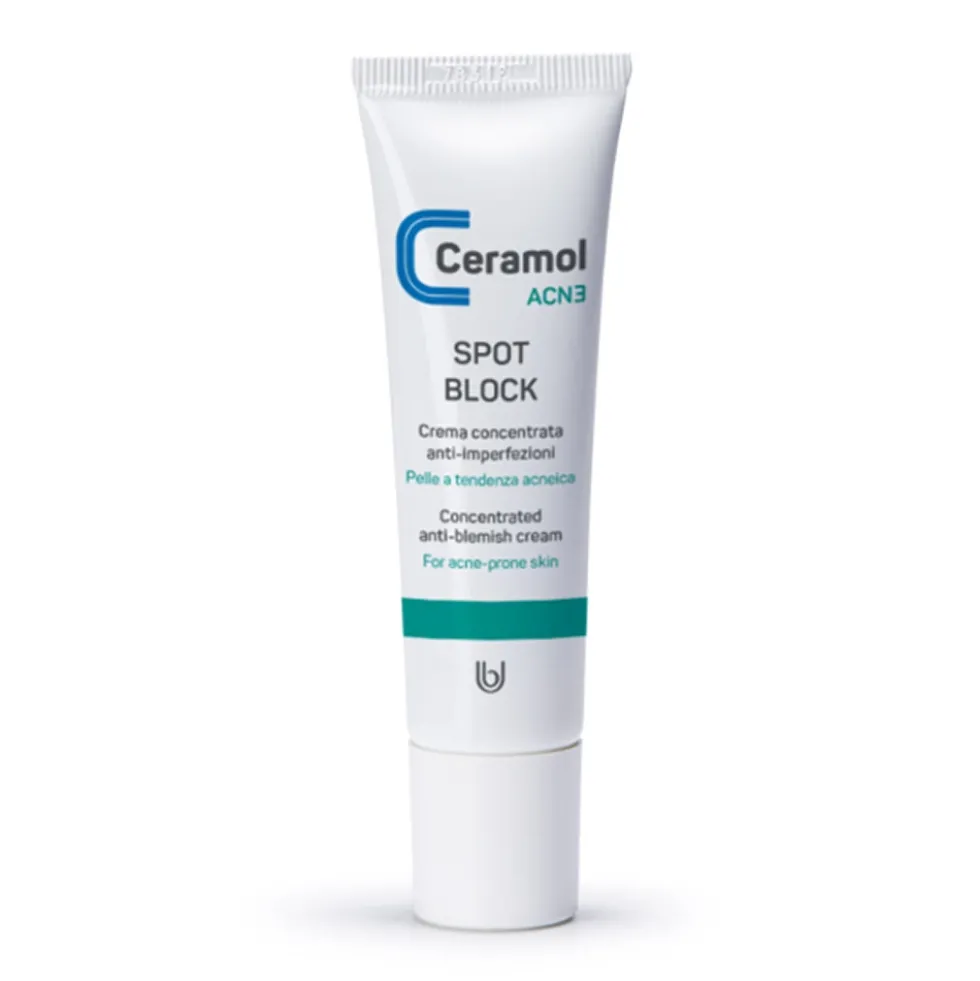 Ceramol Spot Block Trattamento Correttivo della Pelle Acneica, 20ml