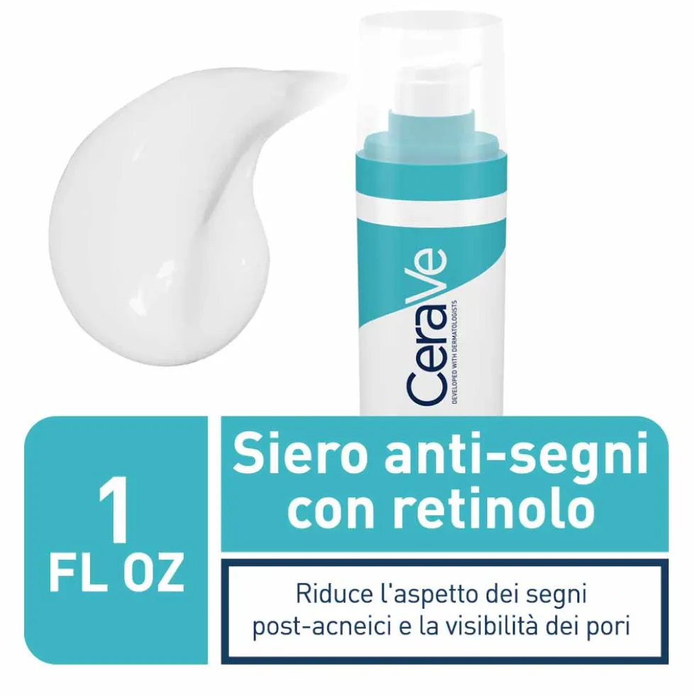 CeraVe Acne Siero Anti-Segni con Retinolo, 30ml