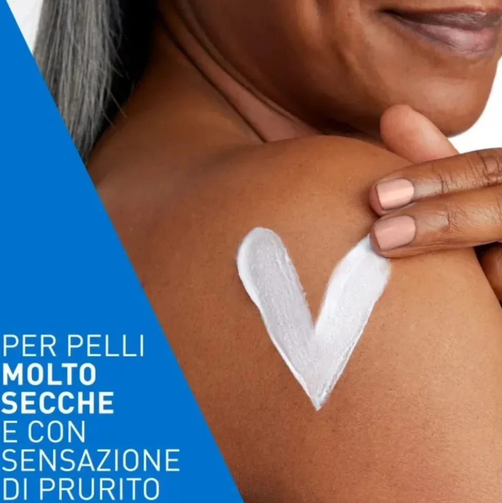 CeraVe Crema Corpo Idratante Intensiva Pelle molto Secca e Prurito, 340g
