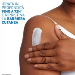 CeraVe Crema Corpo Idratante Intensiva Pelle molto Secca e Prurito, 340g