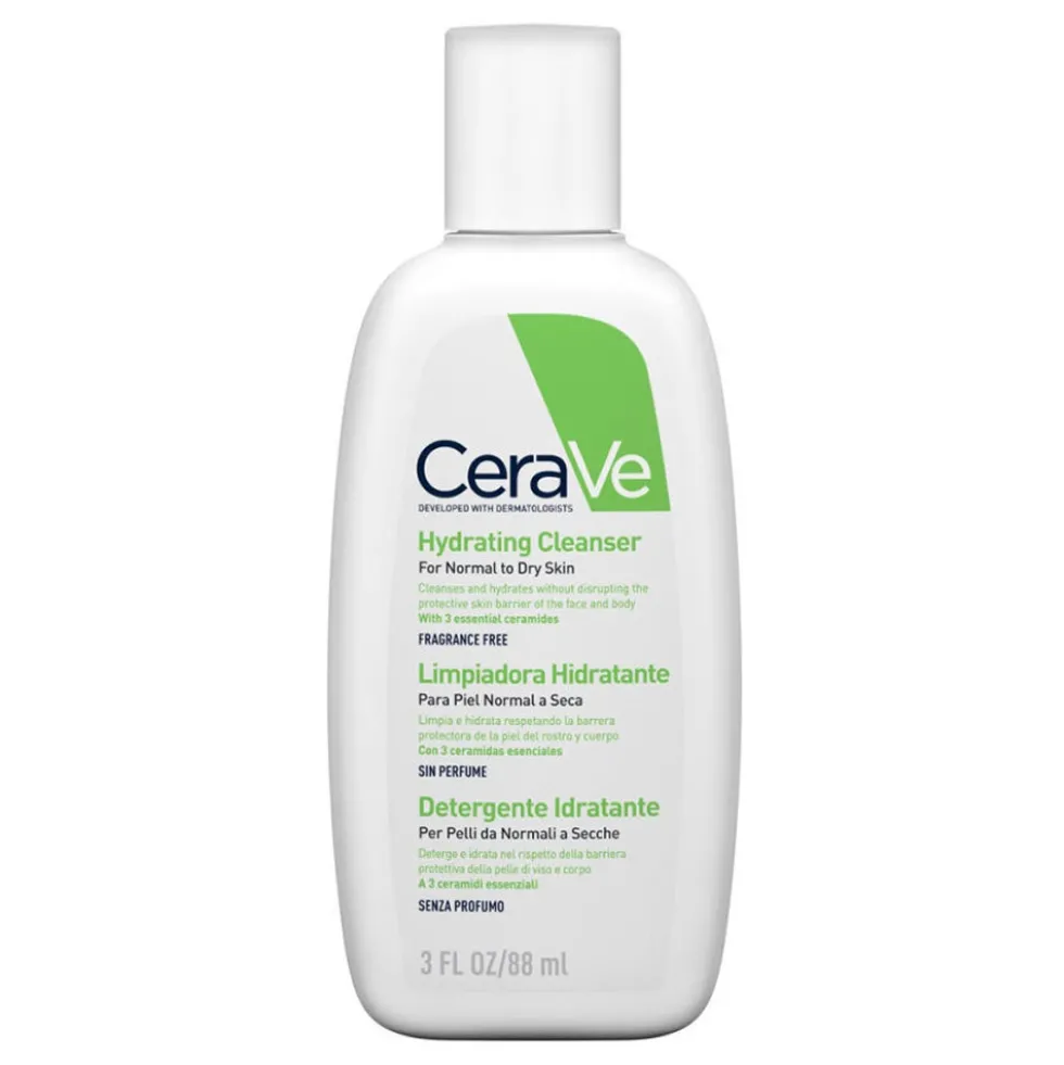 CeraVe Detergente Idratante Viso Pelle da Normale a Secca, 88ml
