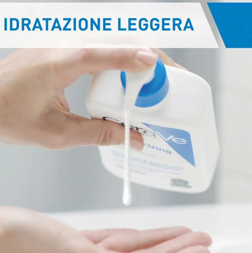 CeraVe Lozione Idratante Corpo Pelle da Secca a Molto Secca, 473ml