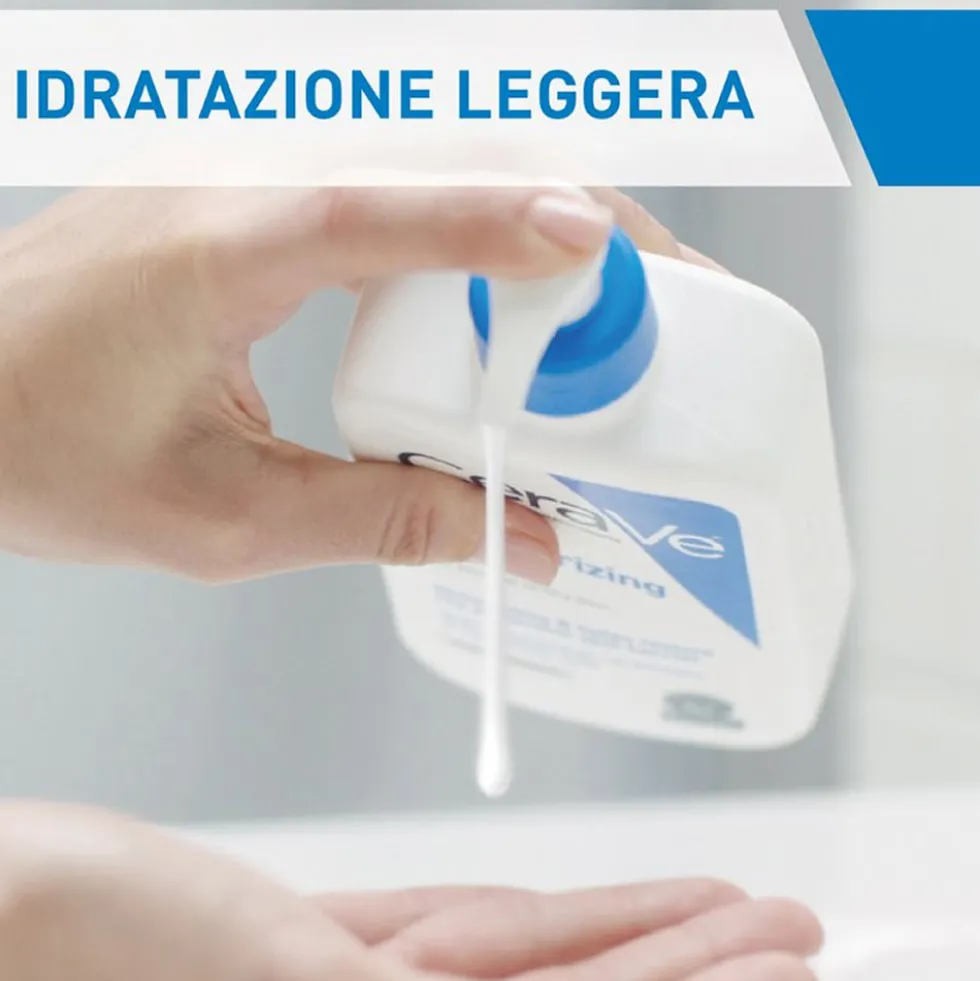 CeraVe Lozione Idratante Corpo Pelle da Secca a Molto Secca, 236ml