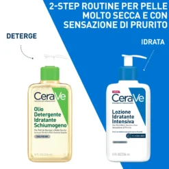 CeraVe Lozione Idratante Intensiva per Pelle Secca e Molto Secca con Prurito Idrata e Dona Sollievo, 236ml