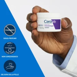 CeraVe Skin Renewing Cream Crema Viso con Peptidi Idratante Primi Segni dell'Età, 50ml