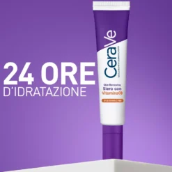 CeraVe Skin Renewing - Siero Viso con Vitamina C Illuminante e Antiossidante, 30ml