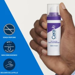 CeraVe Skin Renewing - Siero Viso con Retinolo Anti Età Prime Rughe, 30ml