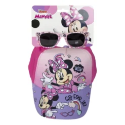 Cerdà Set Minnie - Set per la protezione solare, 1 cappello e 1 paio di occhiali da sole