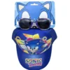 Cerdà Set Sonic - Cappello e occhiali da sole da bambino per la protezione solare, 2 pezzi