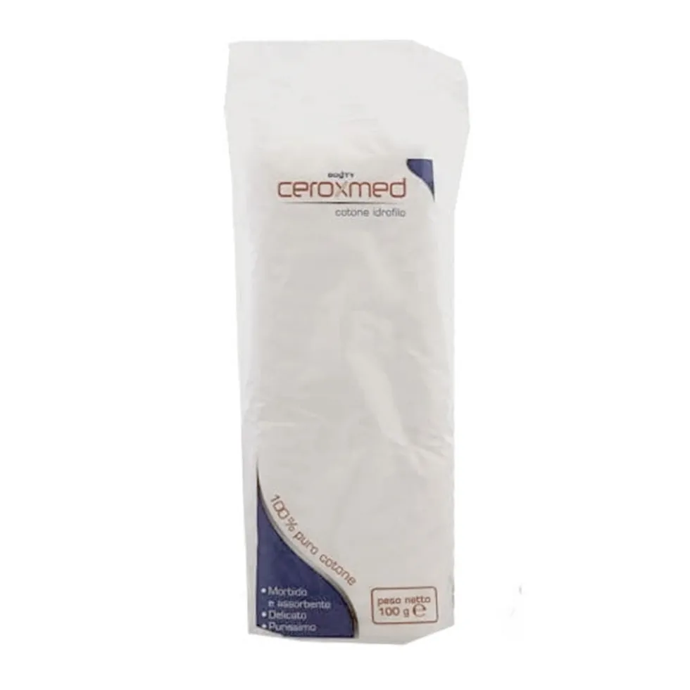 Ceroxmed Cotone Idrofilo 100% Puro Cotone, 100g